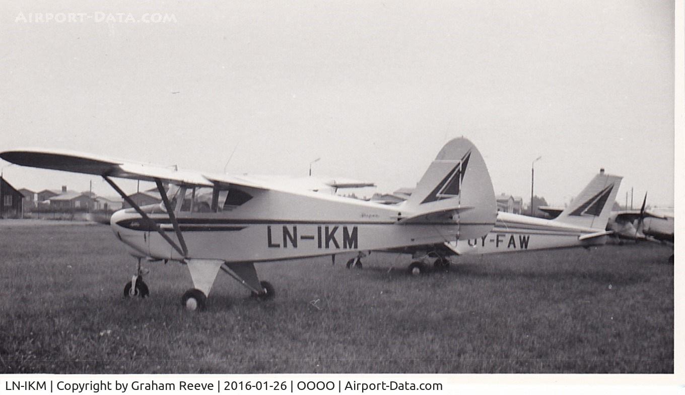 LN-IKM, 1962 Piper PA-22-108 Colt Colt C/N 22-9388, Recently discovered photograph.