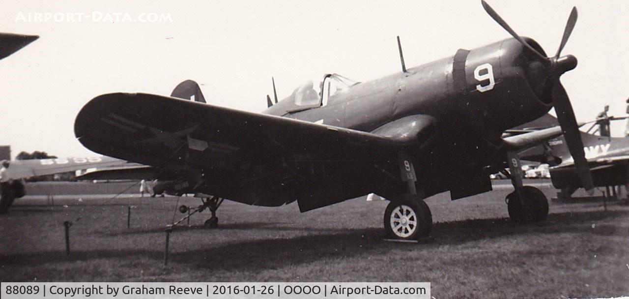 88089, 1945 Goodyear FG-1D Corsair C/N 2903, Recently discovered photograph.