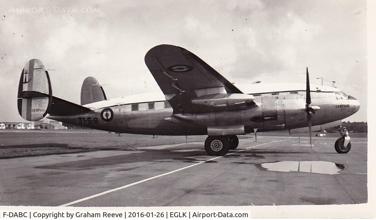 F-DABC, SNCASO SO.30P Bretagne C/N 33, Recently discovered photograph.
