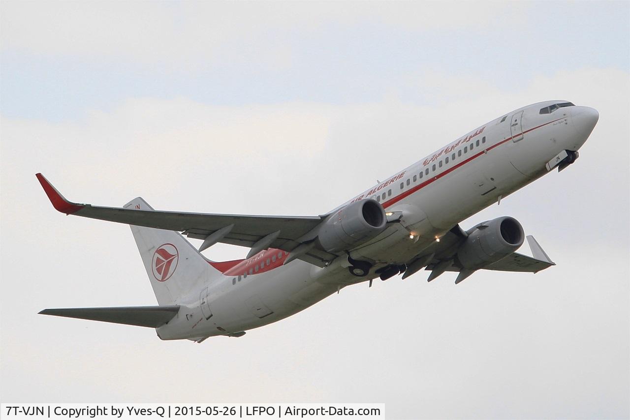7T-VJN, 2001 Boeing 737-8D6 C/N 30206, Boeing 737-8D6, Take off rwy 08, Paris-Orly airport (LFPO-ORY)