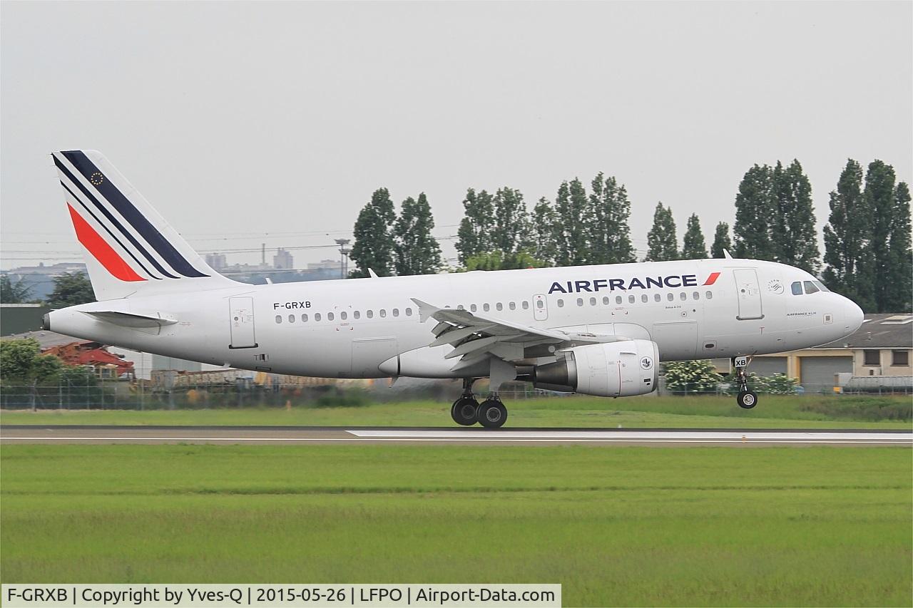 F-GRXB, 2001 Airbus A319-111 C/N 1645, Airbus A319-111, Landing rwy 06, Paris-Orly airport (LFPO-ORY)