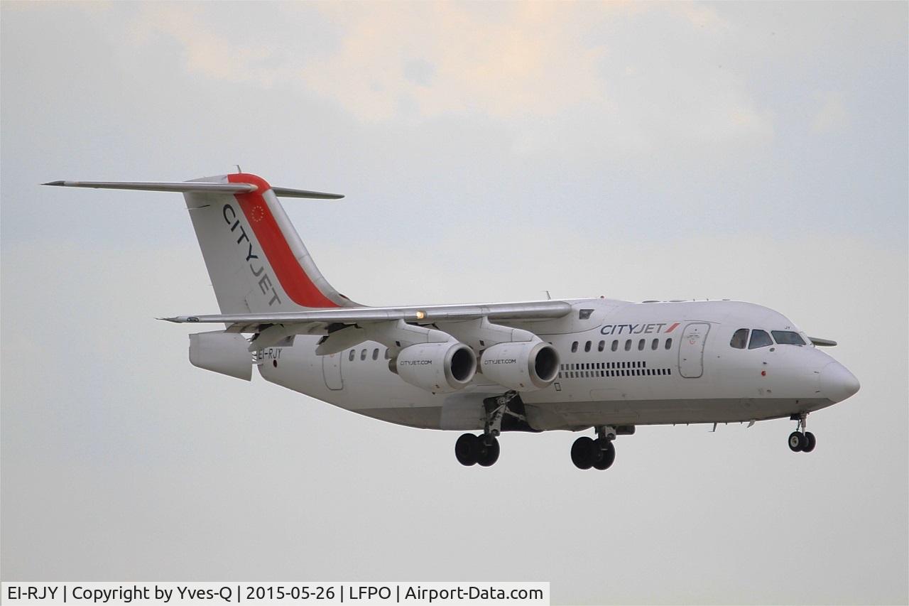 EI-RJY, 1997 British Aerospace Avro 146-RJ85 C/N E.2307, British Aerospace Avro 146-RJ85, Short approach rwy 06, Paris-Orly Airport (LFPO-ORY)