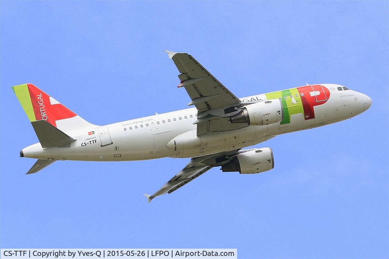 CS-TTF, 1998 Airbus A319-111 C/N 837, Airbus A319-111, Take off Rwy 08, Paris-Orly Airport (LFPO-ORY)