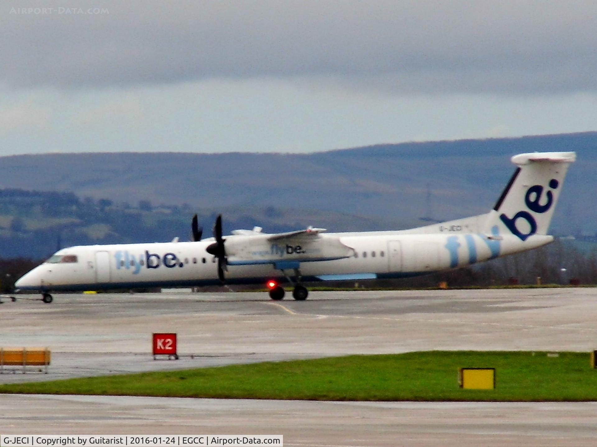 G-JECI, 2005 De Havilland Canada DHC-8-402Q Dash 8 C/N 4105, At Manchester