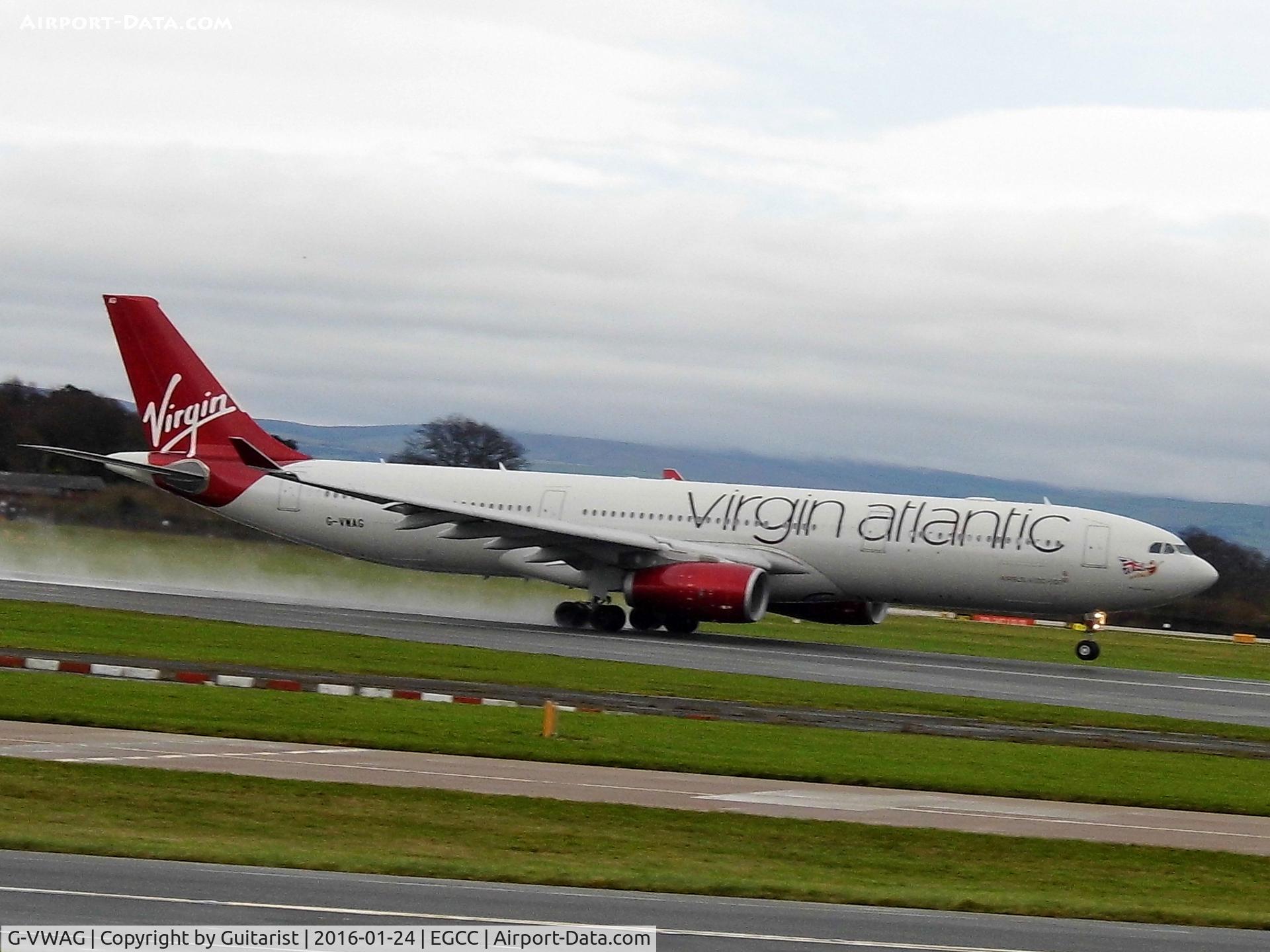 G-VWAG, 2012 Airbus A330-343X C/N 1341, At Manchester