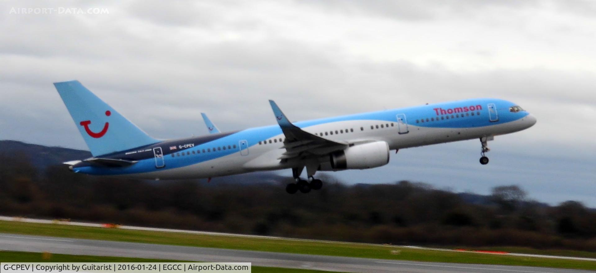 G-CPEV, 1999 Boeing 757-236 C/N 29943, At Manchester