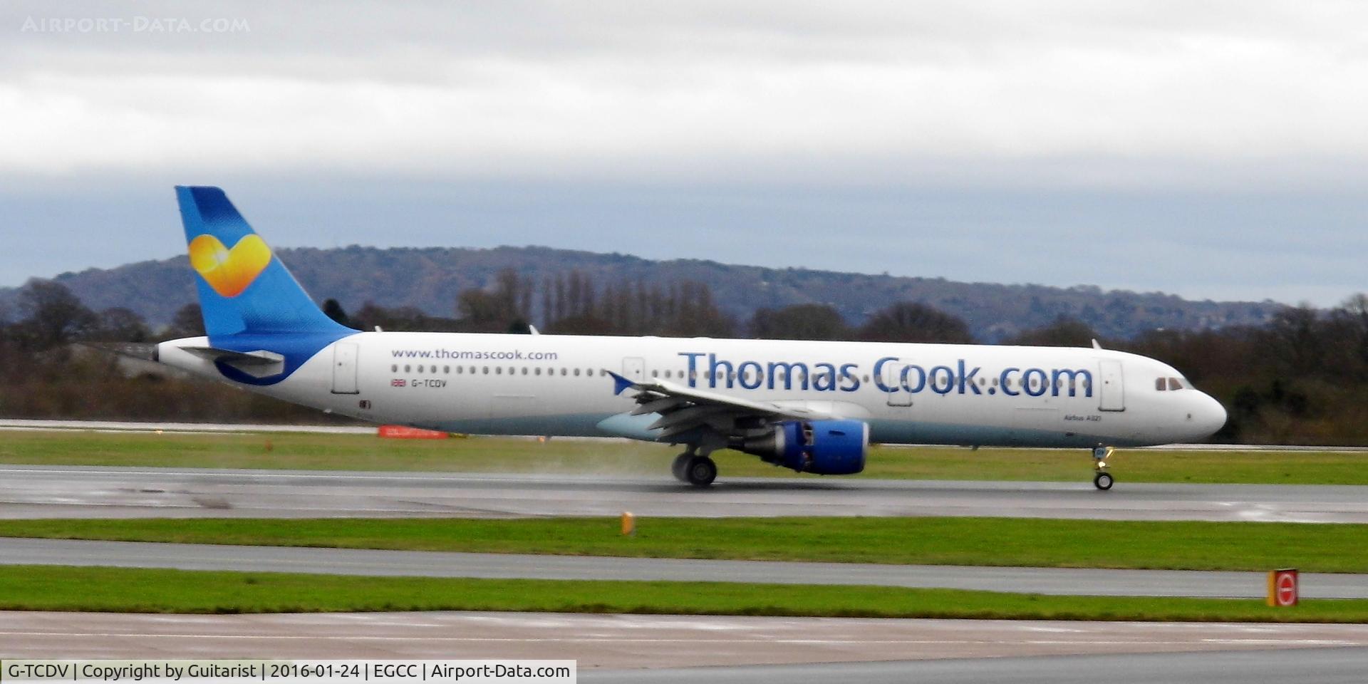 G-TCDV, 2003 Airbus A321-211 C/N 1972, At Manchester