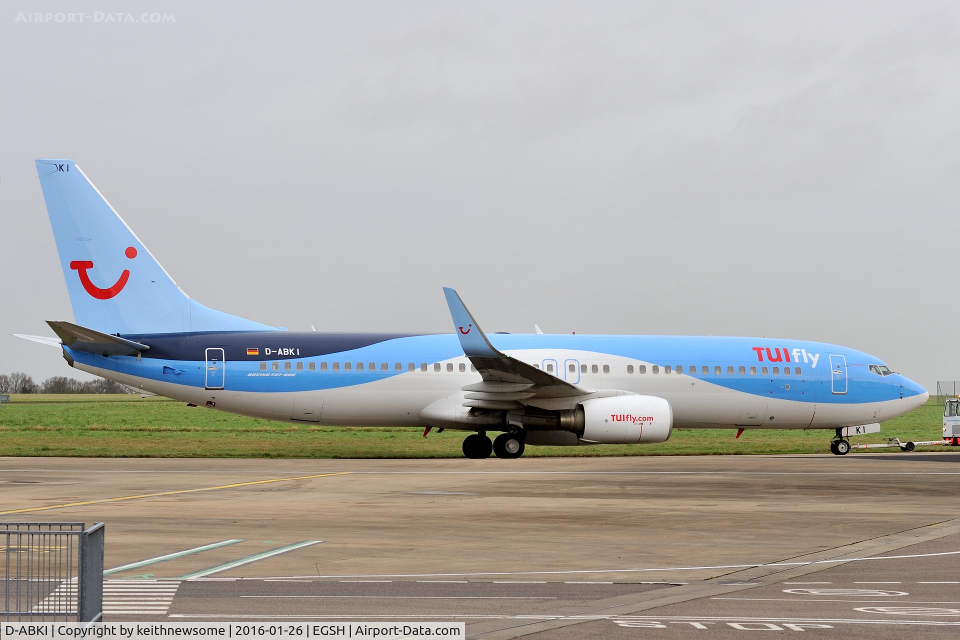 D-ABKI, 2009 Boeing 737-86J C/N 37748, Towed to spray shop.