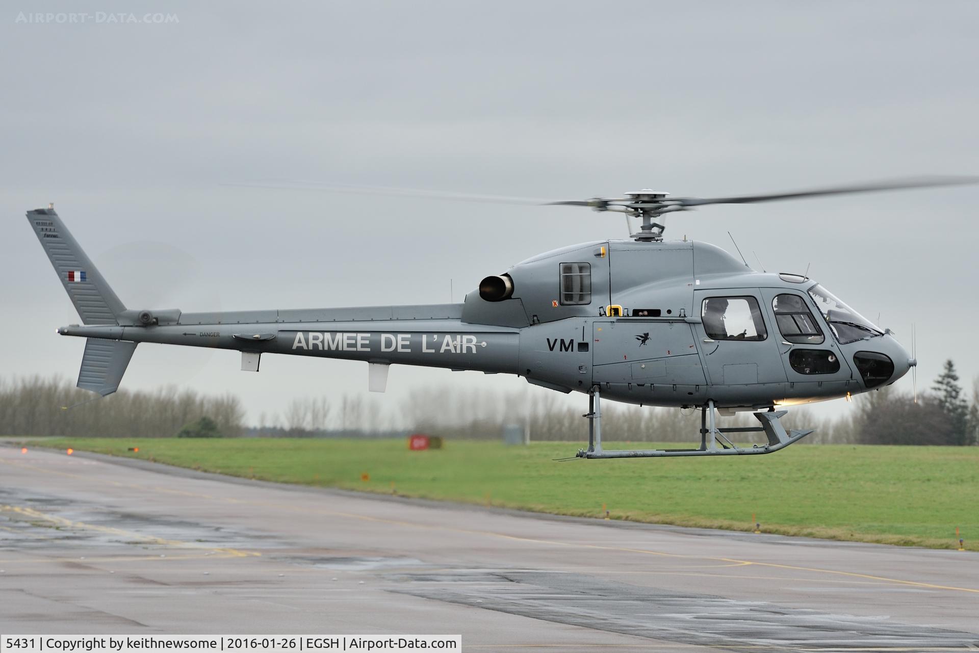 5431, Aerospatiale AS-555AN Fennec C/N 5431, Nice Visitor.