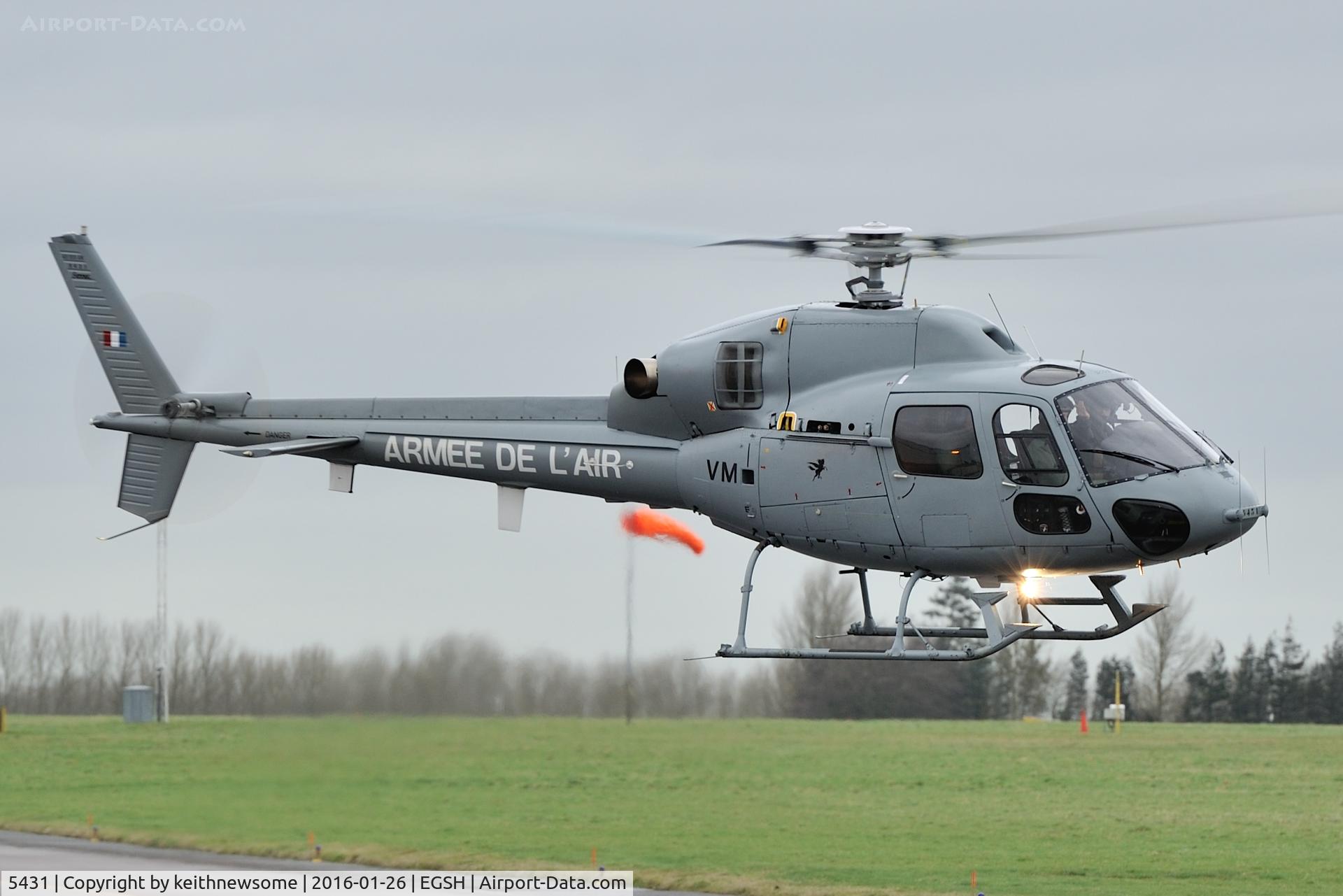 5431, Aerospatiale AS-555AN Fennec C/N 5431, Nice Visitor.