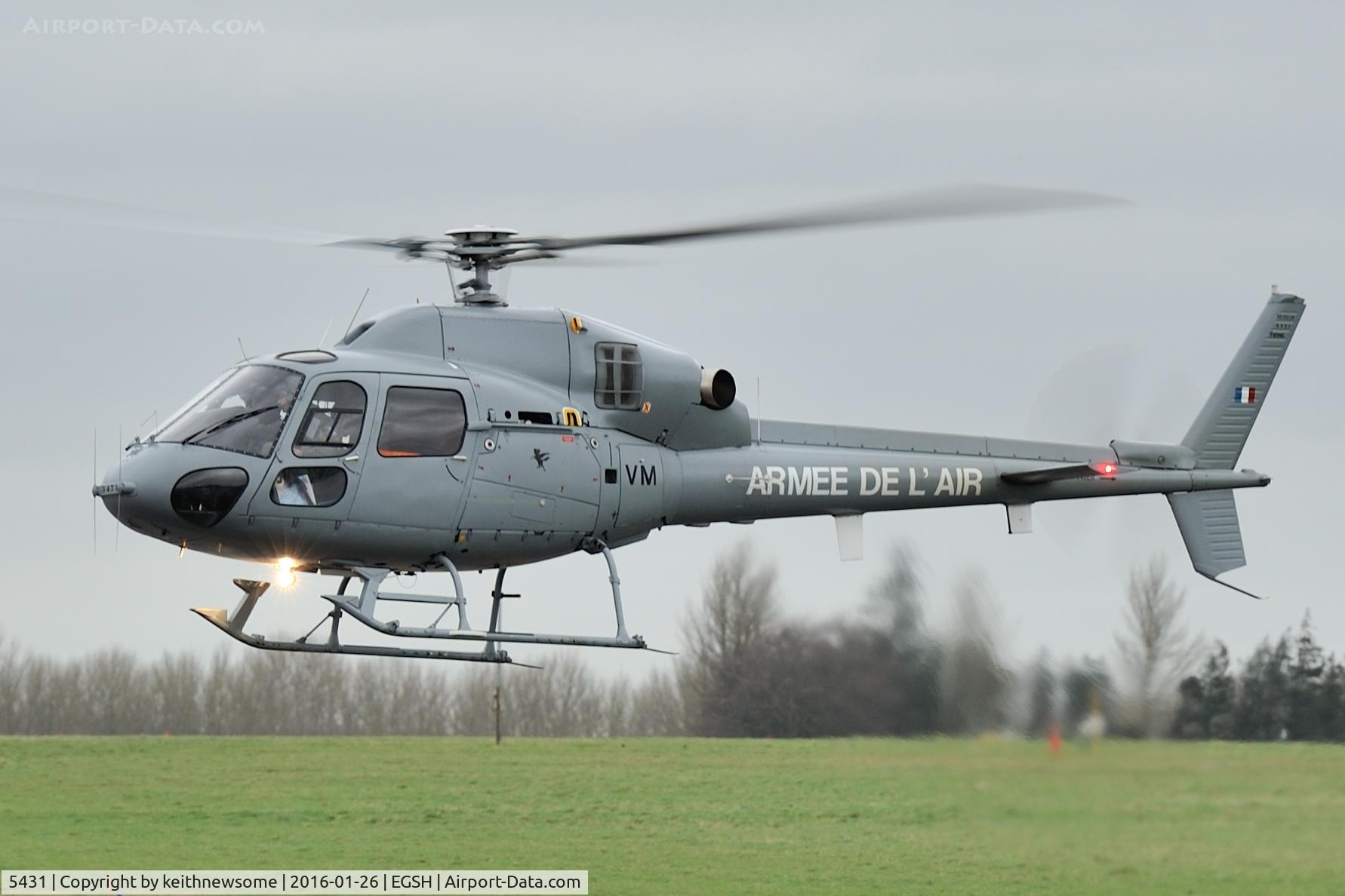5431, Aerospatiale AS-555AN Fennec C/N 5431, Nice Visitor.
