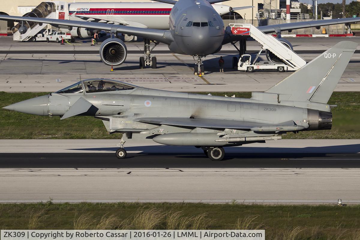 ZK309, 2010 Eurofighter EF-2000 Typhoon FGR4 C/N BS060/228, Runway 31