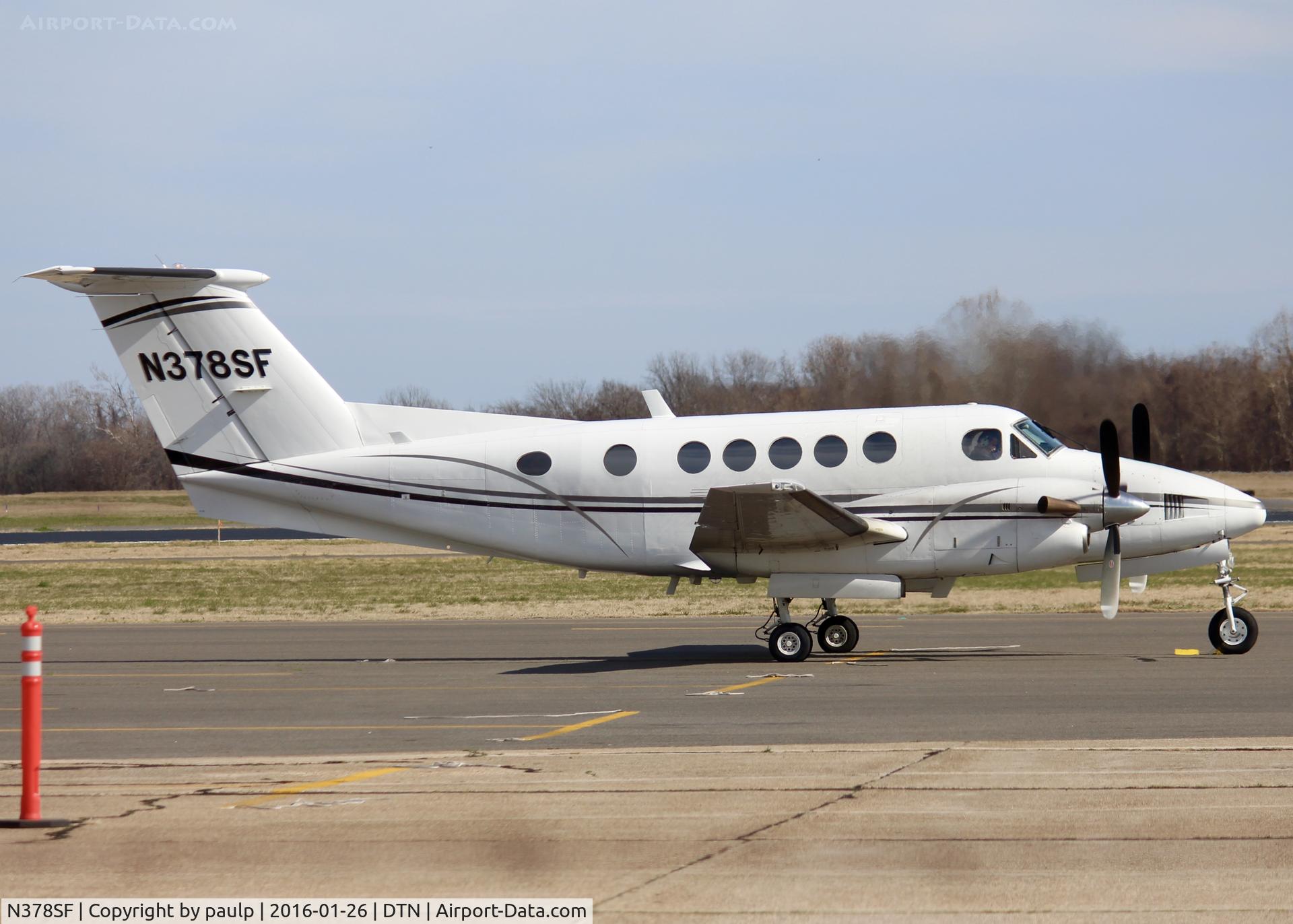 N378SF, 1978 Beech 200 Super King Air C/N BB-378, At Downtown Shreveport.