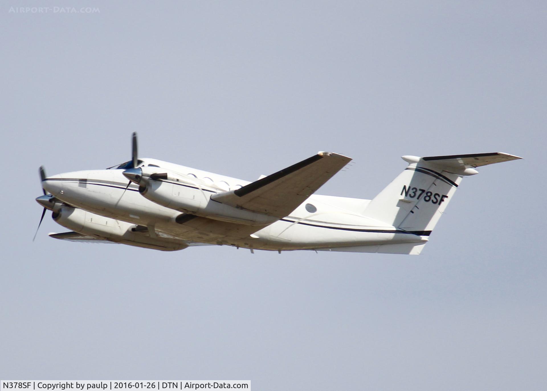 N378SF, 1978 Beech 200 Super King Air C/N BB-378, At Downtown Shreveport.