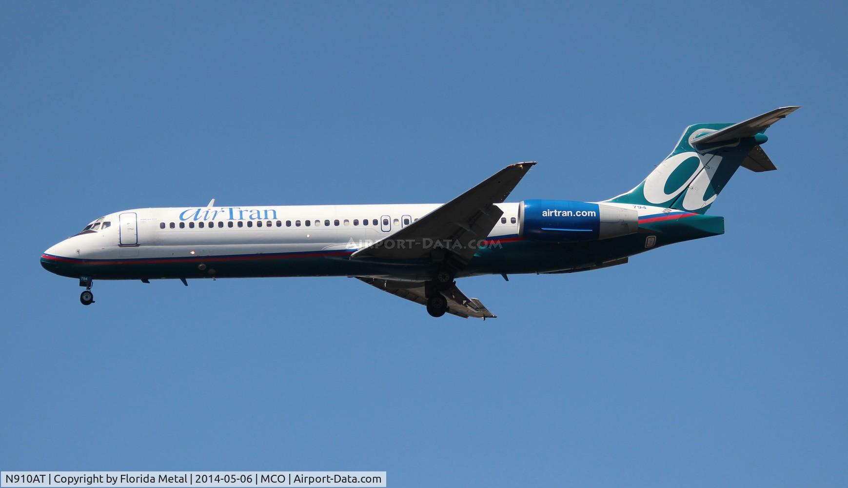N910AT, 2001 Boeing 717-200 C/N 55086, Air Tran