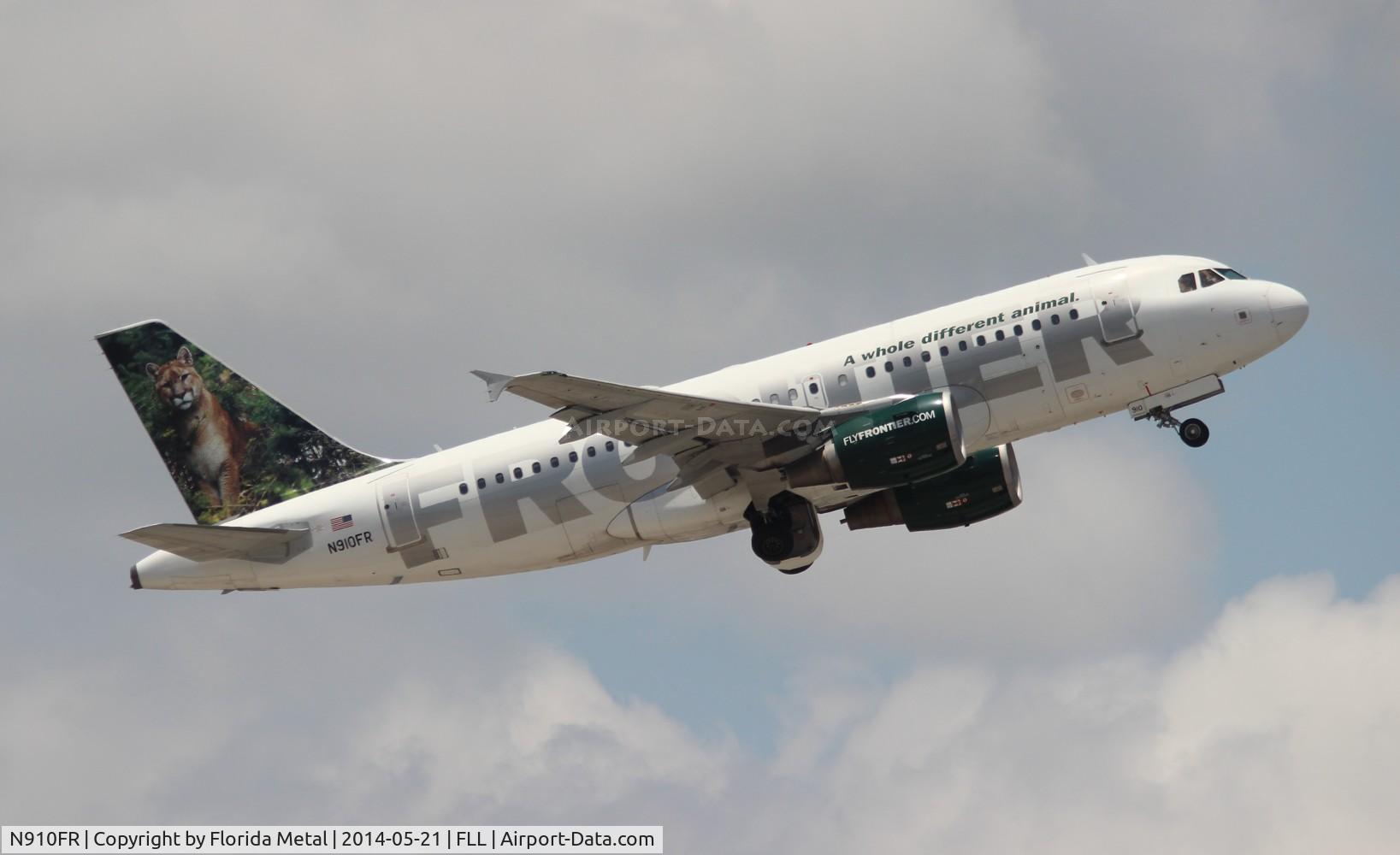N910FR, 2002 Airbus A319-112 C/N 1781, Sal the Mountain Lion