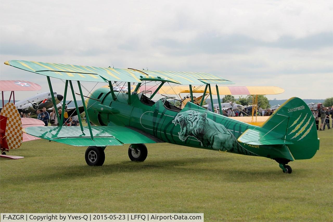 F-AZGR, Boeing N2S-3 Kaydet (B75N1) C/N 75-2650, Boeing N2S-3 Kaydet (B75N1), Static display, La Ferté-Alais airfield (LFFQ) Airshow 2015