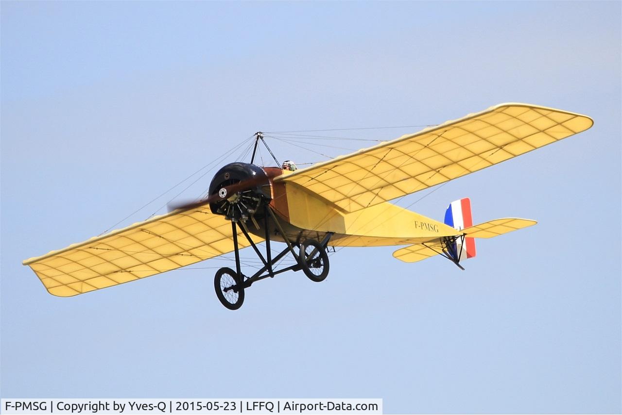 F-PMSG, 2013 Morane-Saulnier Type G Replica C/N 01-RA, Morane-Saulnier Type G (replica), On display, La Ferté-Alais airfield (LFFQ) Airshow 2015