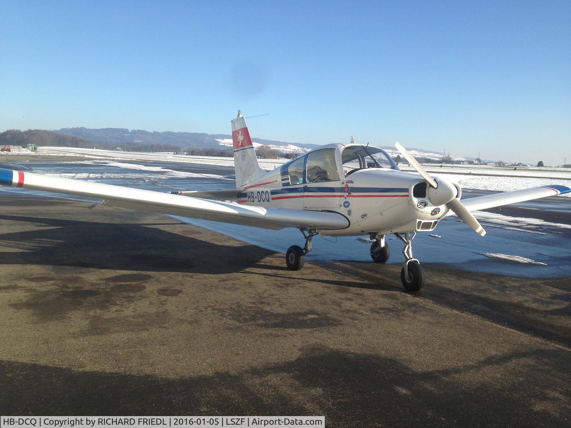 HB-DCQ, 1965 Gardan GY-80-160 Horizon C/N 112, at LSZF Jan 2016