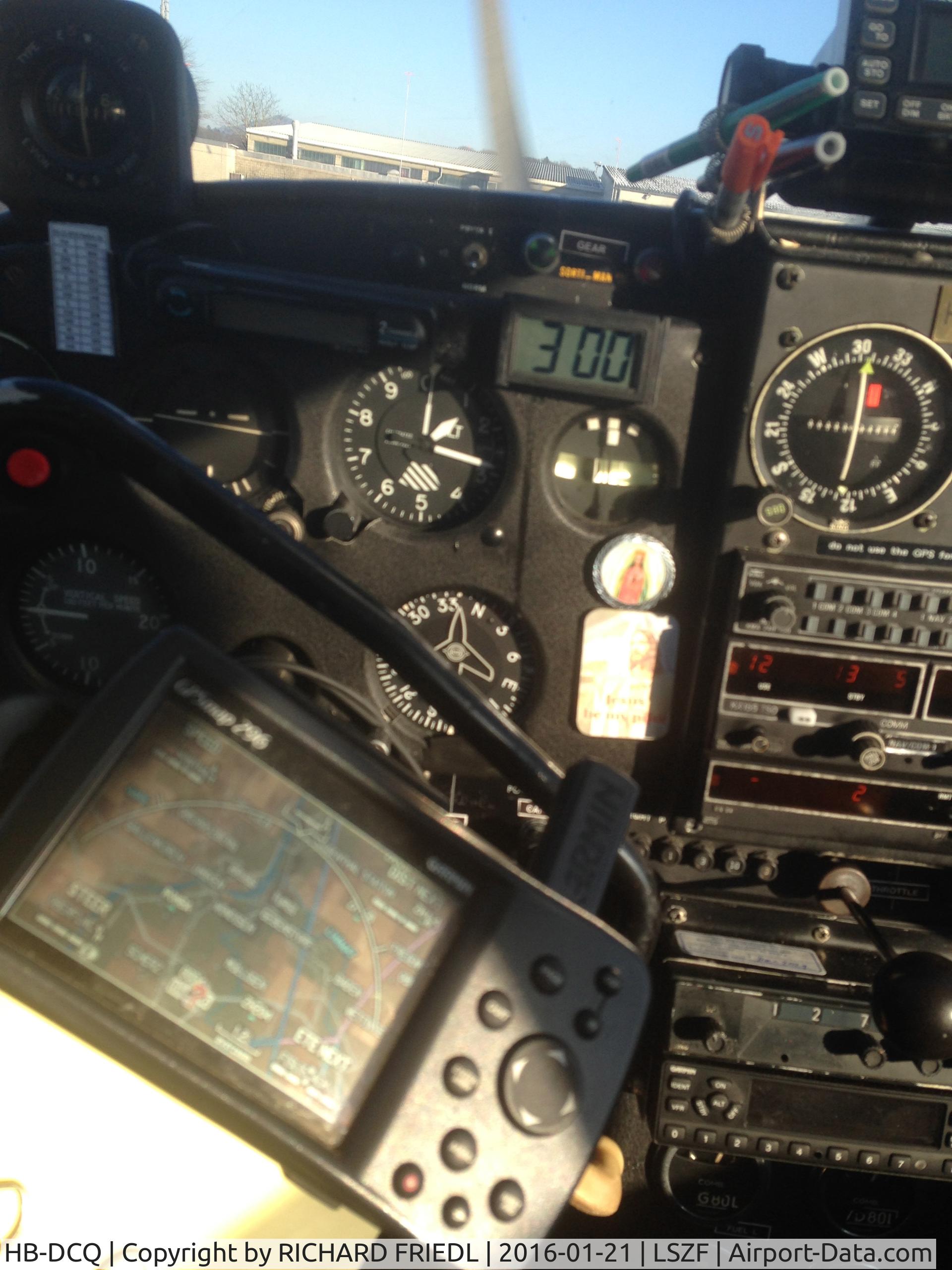 HB-DCQ, 1965 Gardan GY-80-160 Horizon C/N 112, PART OF COCKPIT JAN 2016