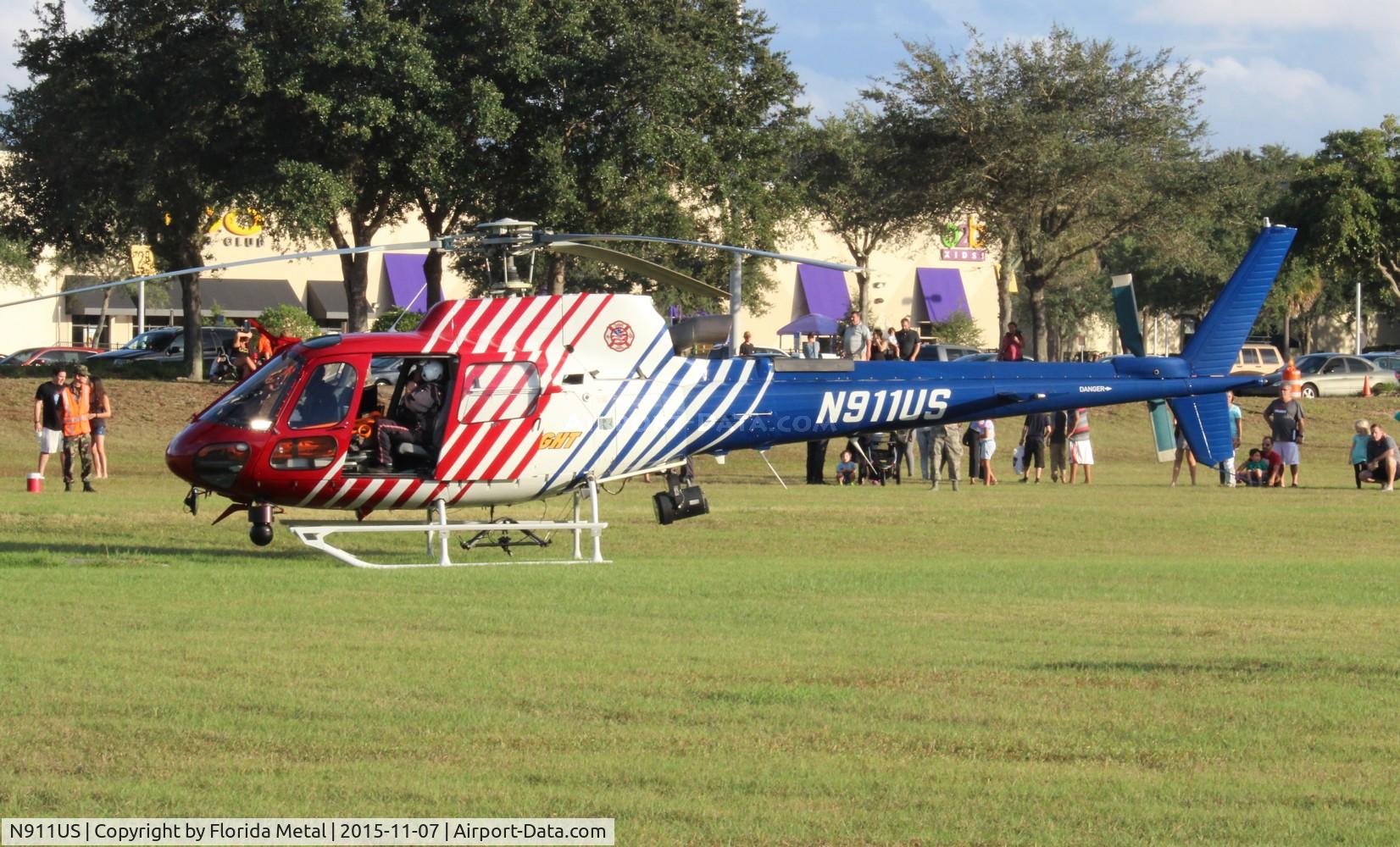 N911US, 1998 Eurocopter AS-350B-3 Ecureuil Ecureuil C/N 2968, Flagler County Fire at American Heroes Air Show Oveido