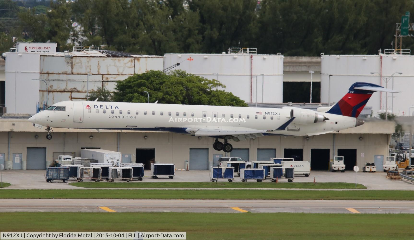 N912XJ, 2007 Bombardier CRJ-900ER (CL-600-2D24) C/N 15144, Delta Connection