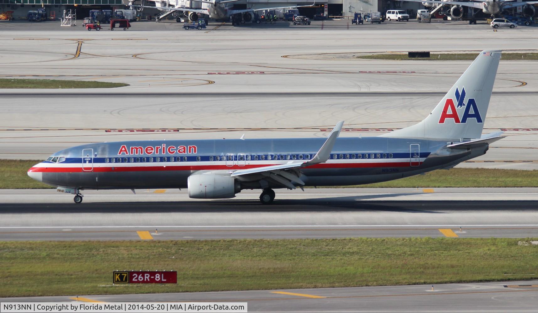 N913NN, 2013 Boeing 737-823 C/N 29571, American