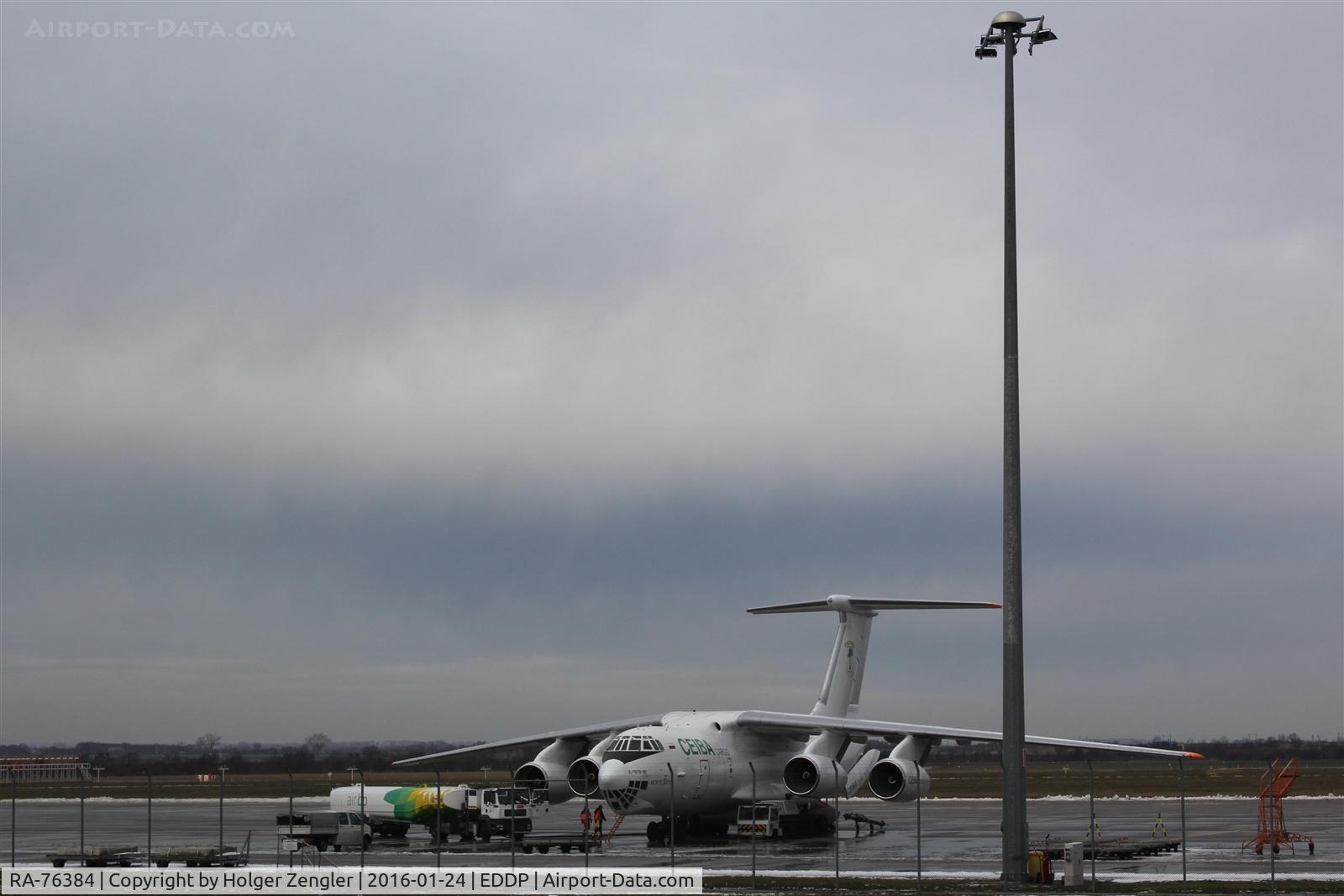 RA-76384, 1990 Ilyushin Il-76TD-90 C/N 1003401015, First time on LEJ: Mysterious Russian-Equatorial Guinean jointventure (or so) on apron 2....