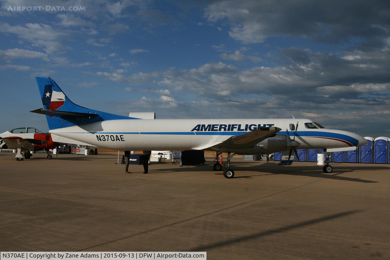 N370AE, 1982 Fairchild SA-227AC Metro III C/N AC-506, Landing at DFW Airport