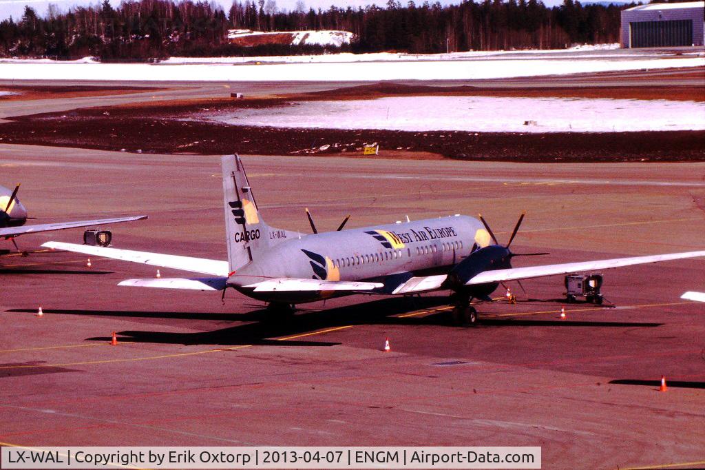 LX-WAL, 1993 British Aerospace ATP C/N 2059, LX-WAL in OSL.