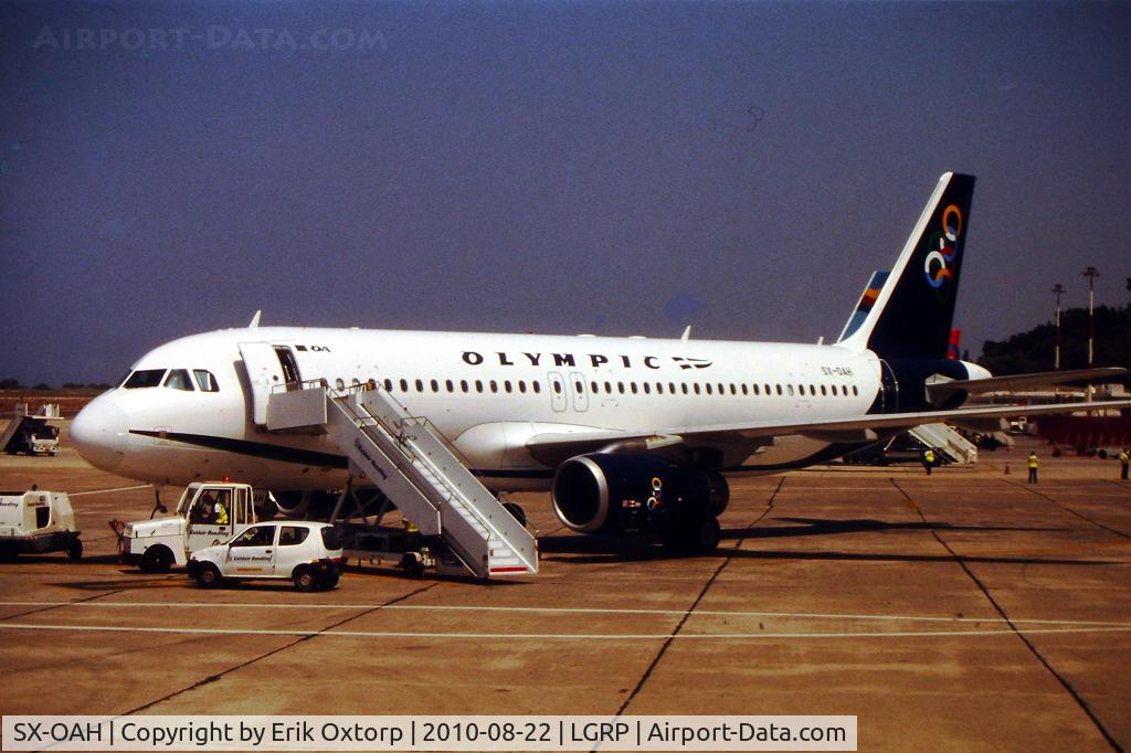 SX-OAH, 2007 Airbus A320-232 C/N 3316, SX-OAH in RHO