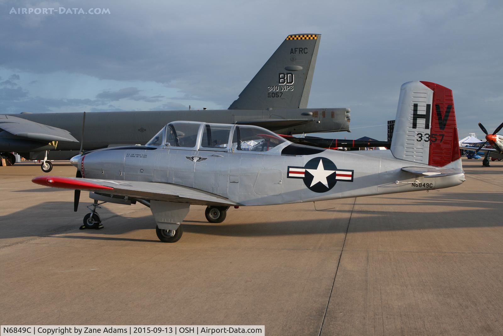 N6849C, Beech T-34A (A45) Mentor C/N G-118, At the 2015 Alliance Airshow - Fort Worth, TX