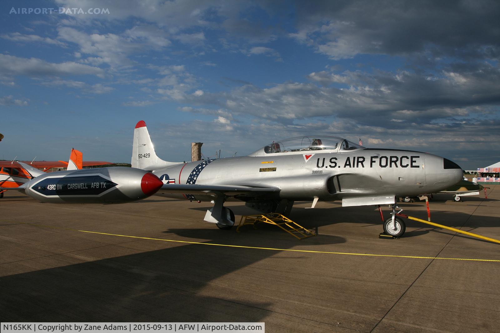 N165KK, Canadair CT-133 Silver Star 3 C/N T33-165, At the 2015 Alliance Airshow - Fort Worth, TX