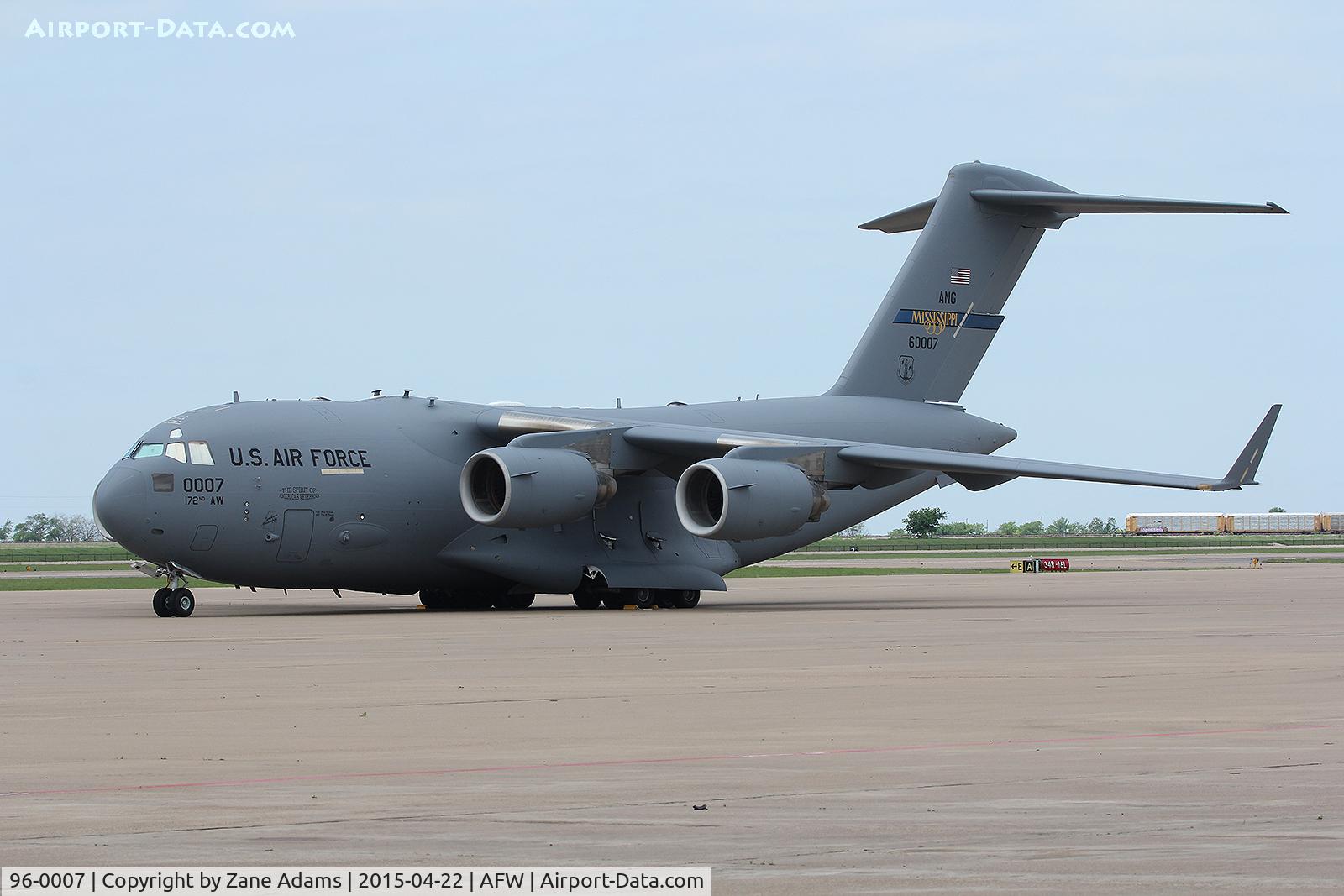 96-0007, 1996 McDonnell Douglas C-17A Globemaster III C/N P-39, Alliance Airport - Fort Worth, TX