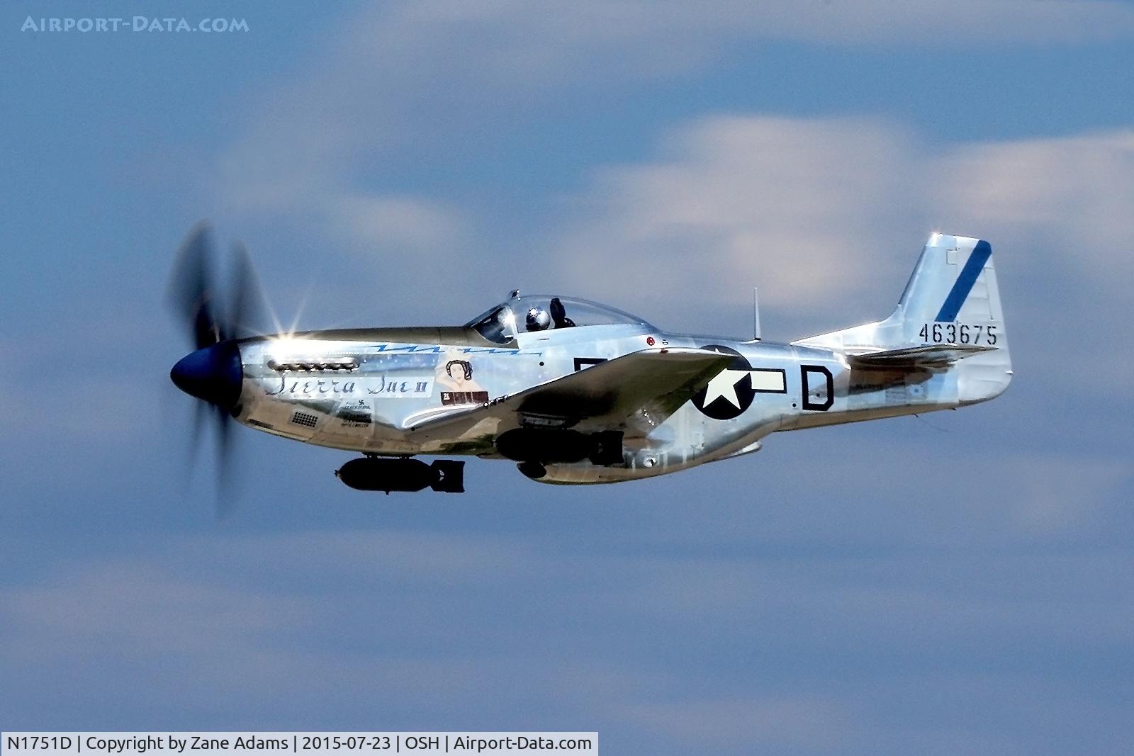 N1751D, 1944 North American P-51D Mustang C/N 122-31401 (44-63675), 2015 EAA AirVenture - Oshkosh, Wisconsin