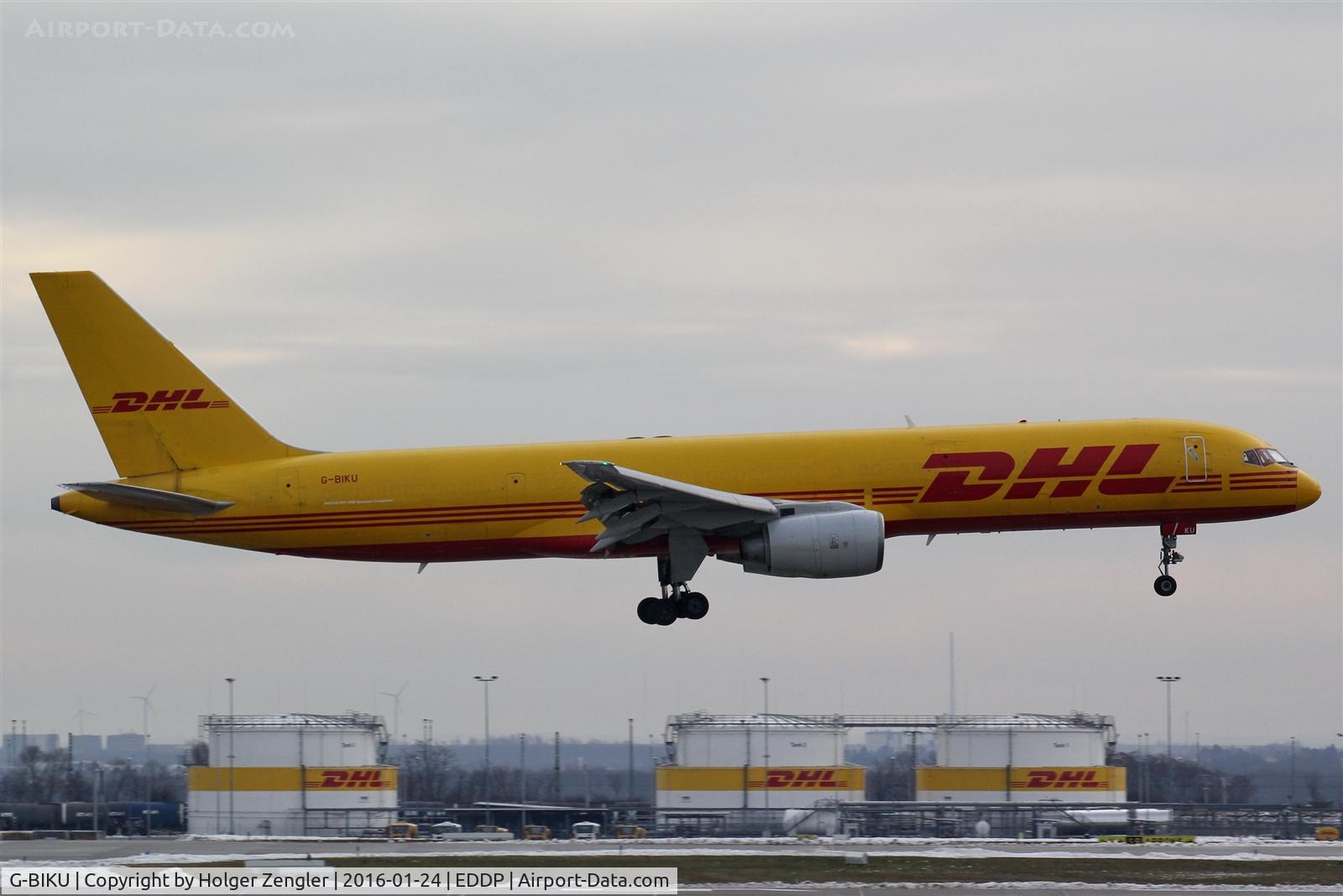 G-BIKU, 1985 Boeing 757-236/SF C/N 23399, DHL is everywhere, on the ground and in the air....
