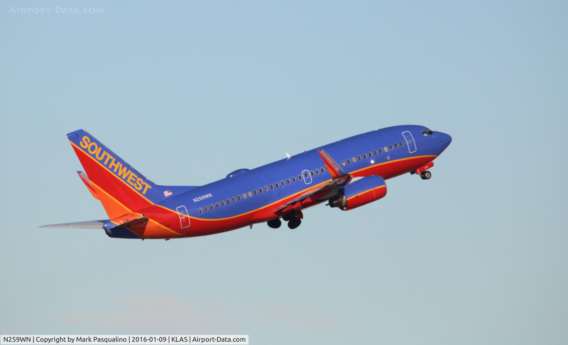 N259WN, 2006 Boeing 737-7H4 C/N 35554, Boeing 737-700