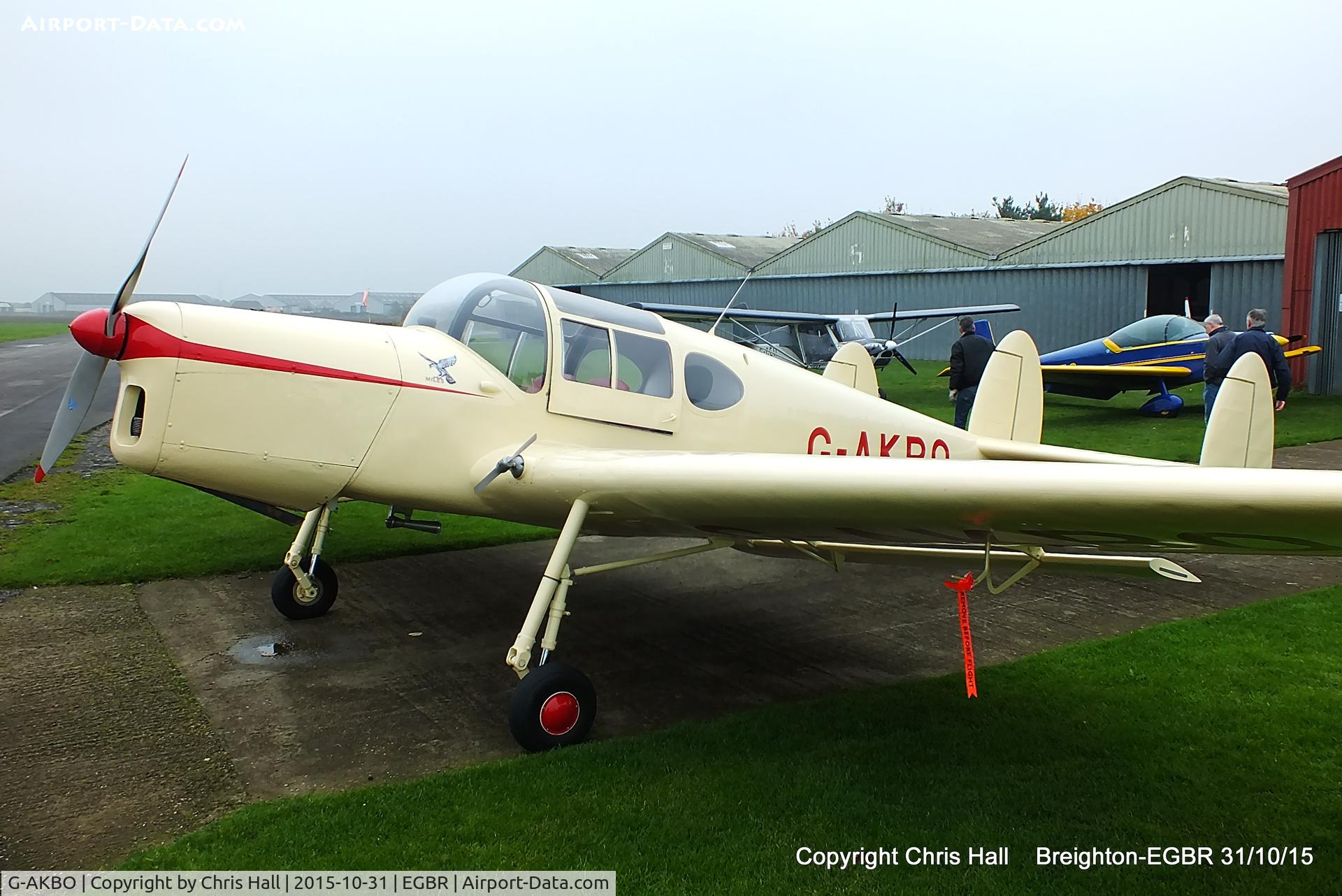 G-AKBO, 1947 Miles M38 Messenger 2A C/N 6378, new Breighton resident
