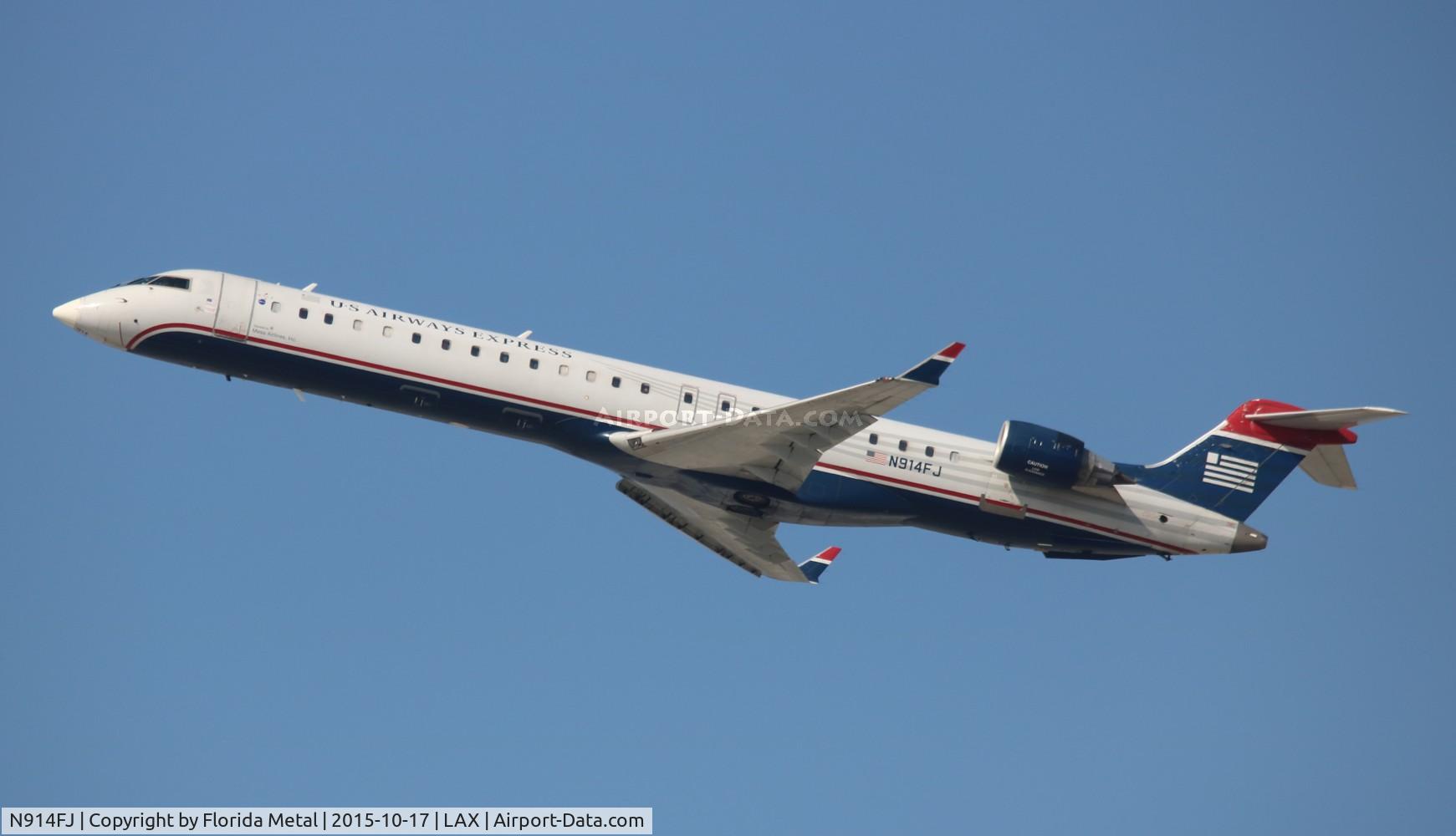 N914FJ, 2004 Bombardier CRJ-900ER (CL-600-2D24) C/N 15014, USAirways Express CRJ-900