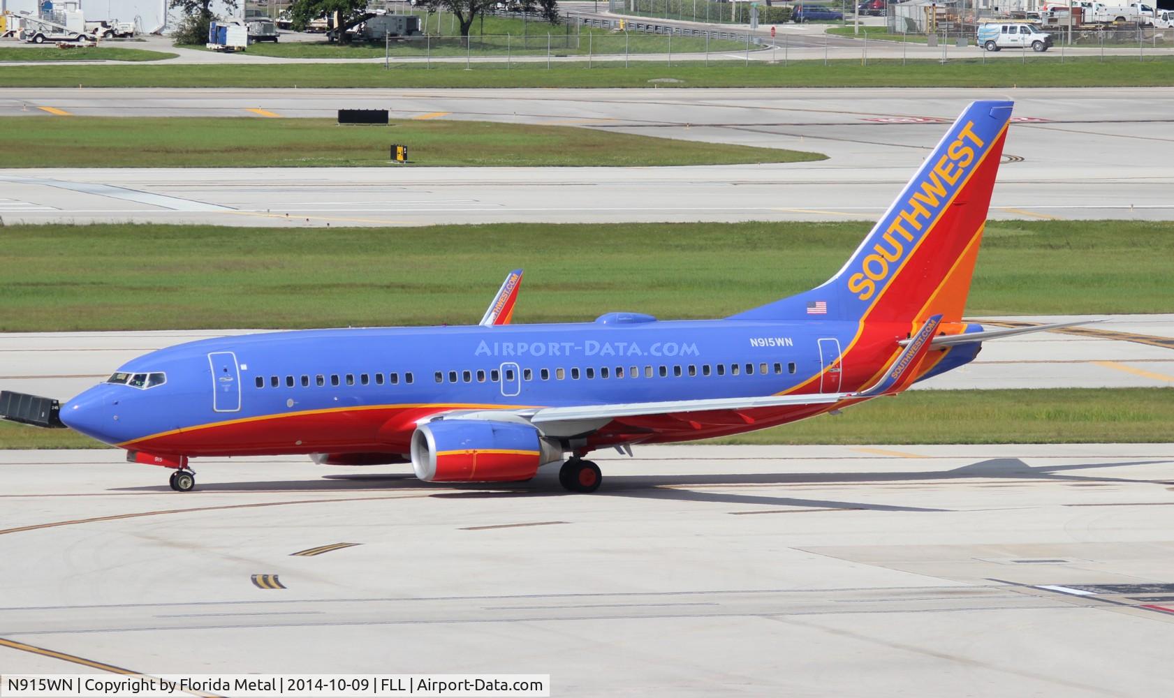 N915WN, 2008 Boeing 737-7H4 C/N 36888, Southwest