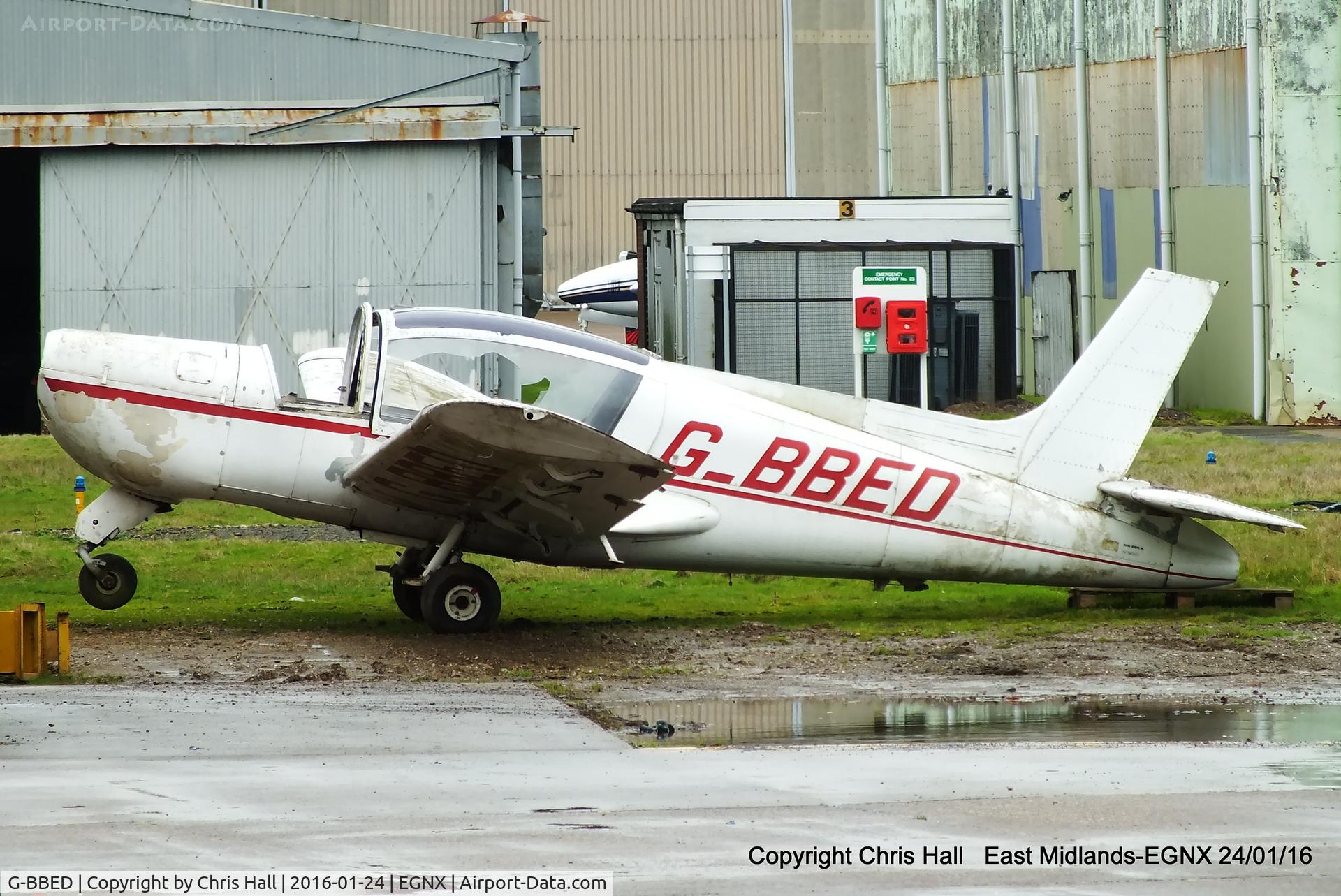 G-BBED, 1973 Socata MS.894A Rallye Minerva 220 C/N 12097, previously with the Midland Air Museum, now with the Airport Fire Dept