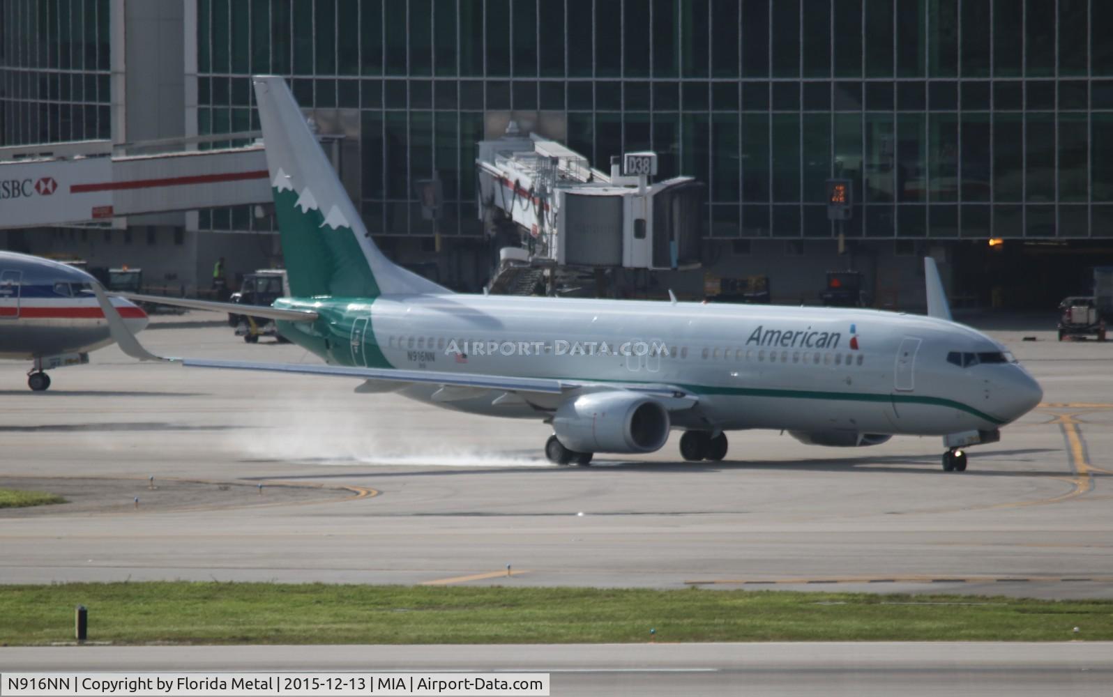 N916NN, 2012 Boeing 737-823 C/N 31163, American Airlines Reno Air retro livery