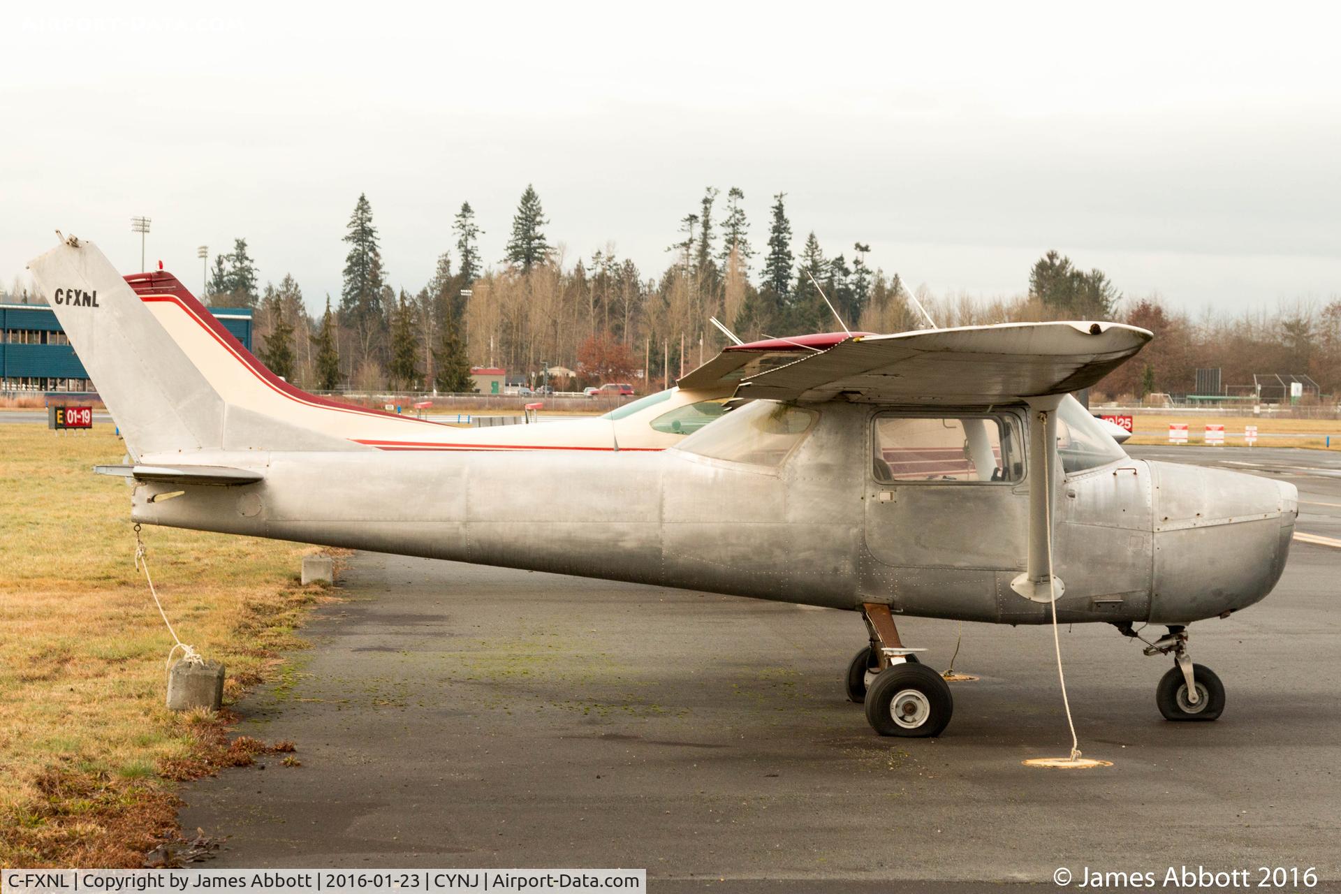 C-FXNL, 1968 Cessna 150J C/N 15069664, Looking pretty rough at Langley Regional Airport