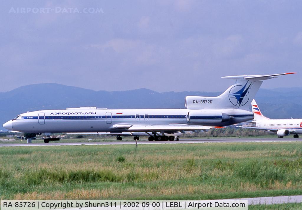 RA-85726, 1986 Tupolev Tu-154M C/N 86A725, Ready for take off from rwy 20