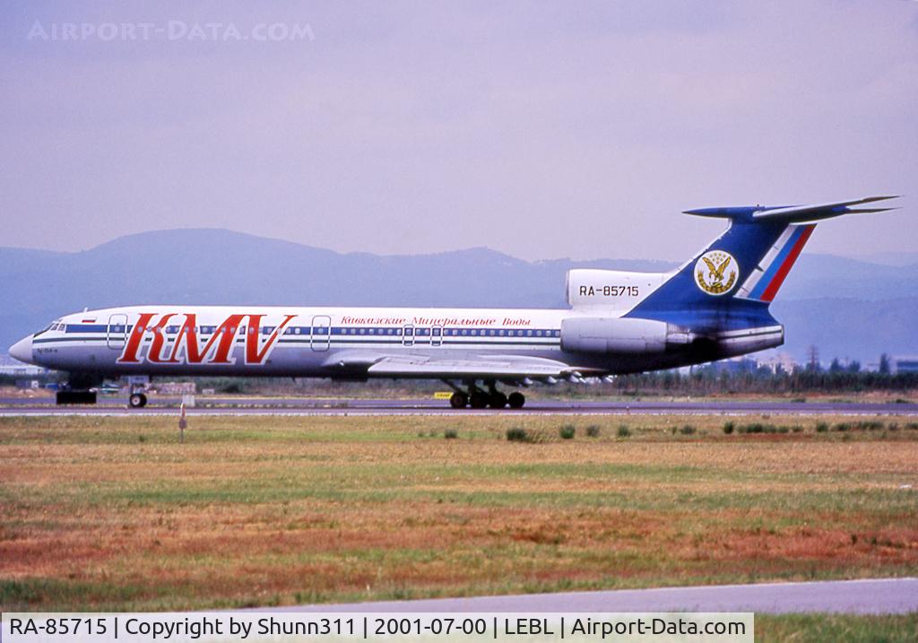 RA-85715, 1991 Tupolev Tu-154M C/N 91A891, Ready for take off from rwy 20