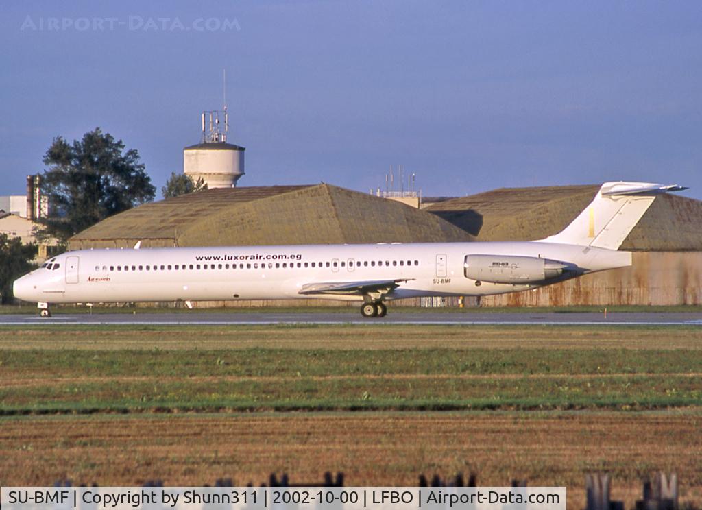 SU-BMF, 1992 McDonnell Douglas MD-83 (DC-9-83) C/N 53199, Ready for take off from rwy 33R