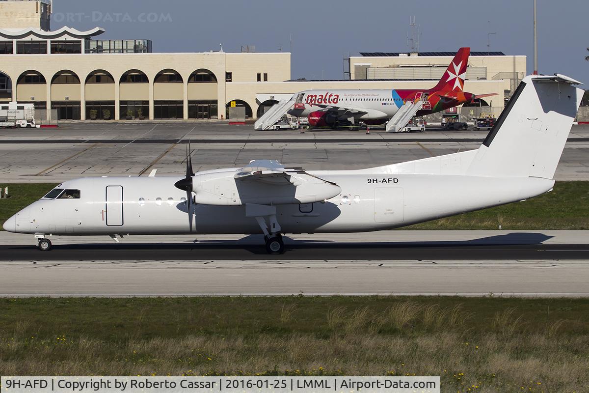 9H-AFD, 1997 De Havilland Canada DHC-8-311 Dash 8 C/N 458, Runway 31