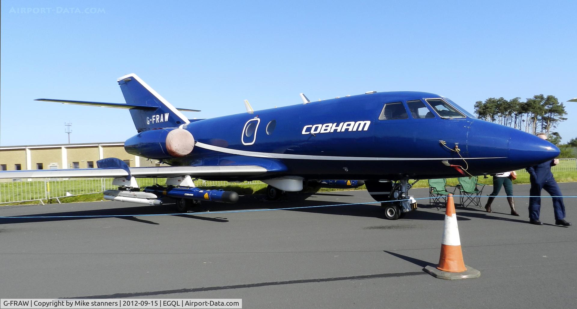 G-FRAW, 1967 Dassault Falcon (Mystere) 20C C/N 114, Cobham Aviation Services Falcon 20 EW