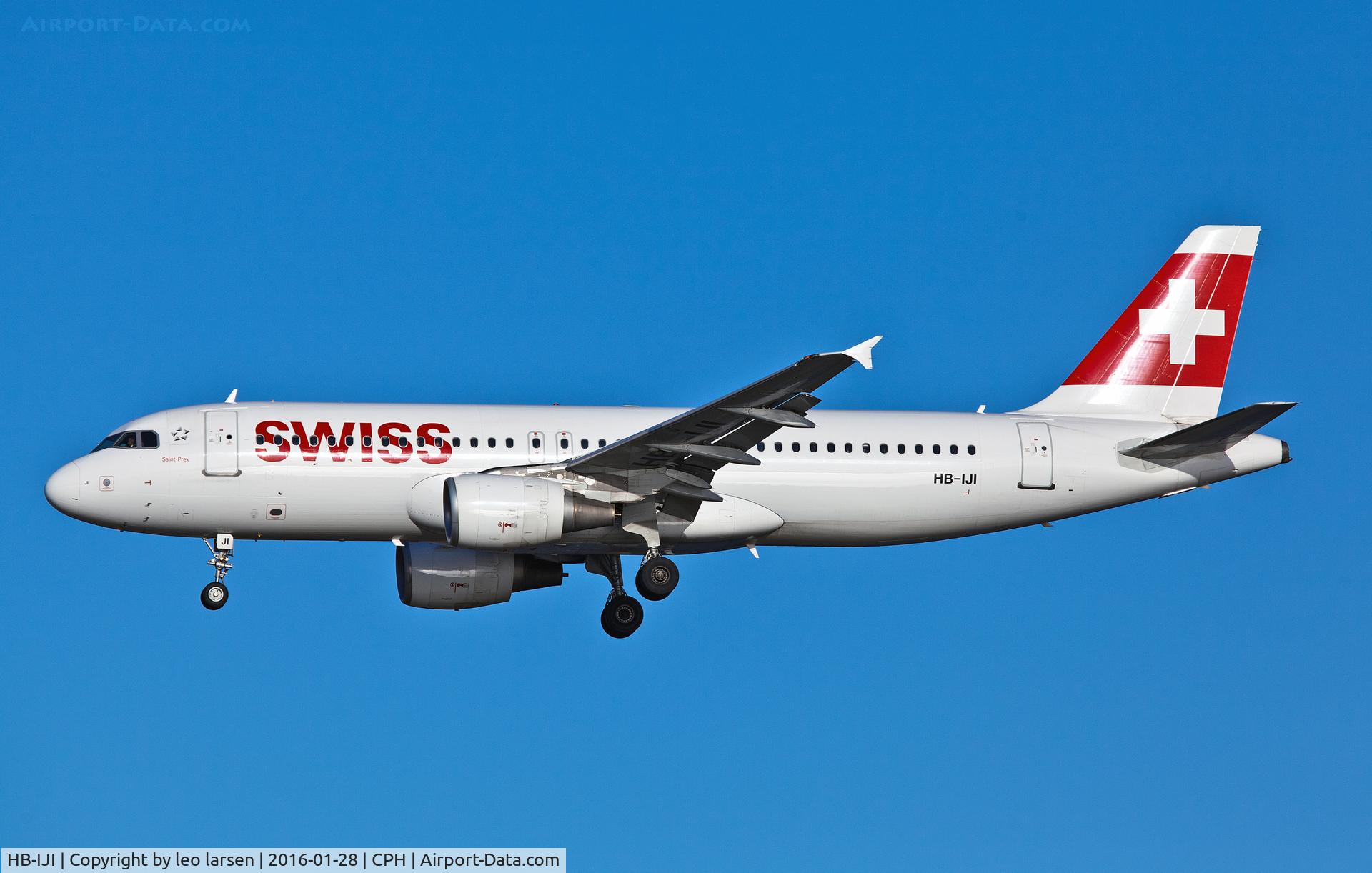 HB-IJI, 1996 Airbus A320-214 C/N 0577, Copenhagen 28.1.16 using R-30