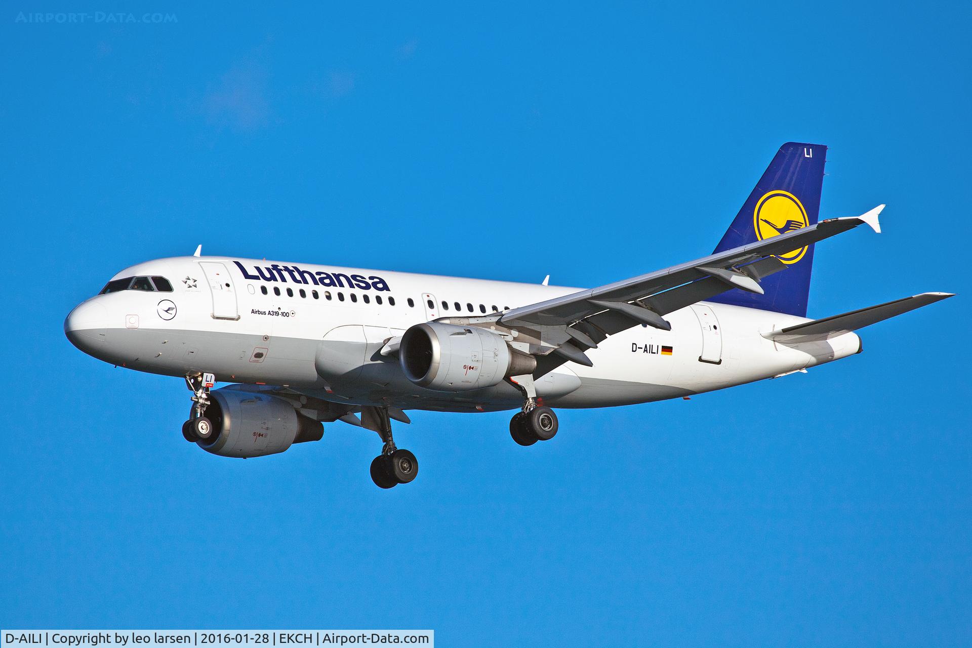 D-AILI, 1997 Airbus A319-114 C/N 651, Copenhagen 28.1.16